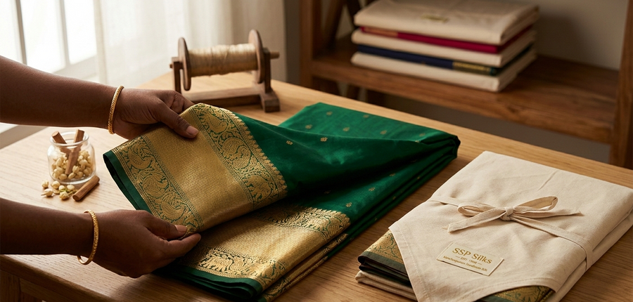 The Art of Pure Kancheepuram: A Weaver's Legacy