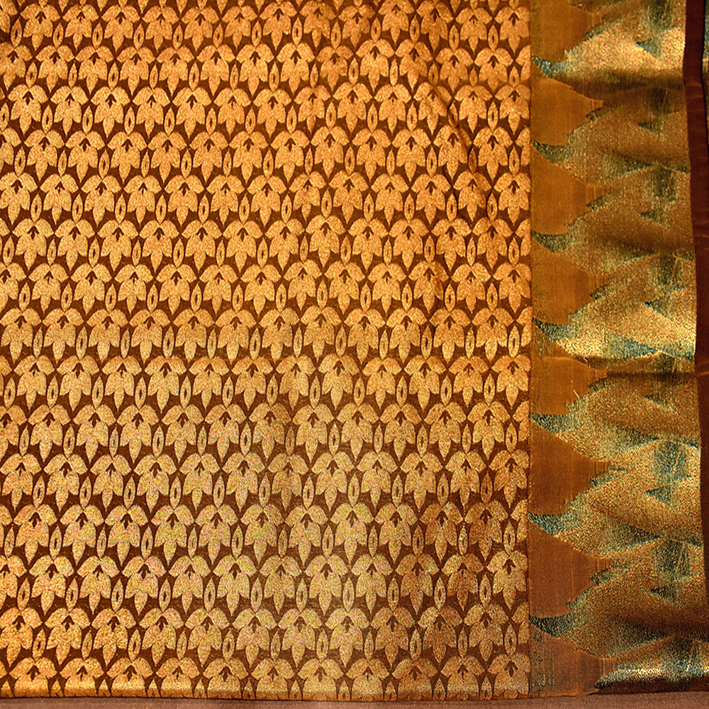 Mustard Yellow Soft Silk Jaggard Saree with Zari Border