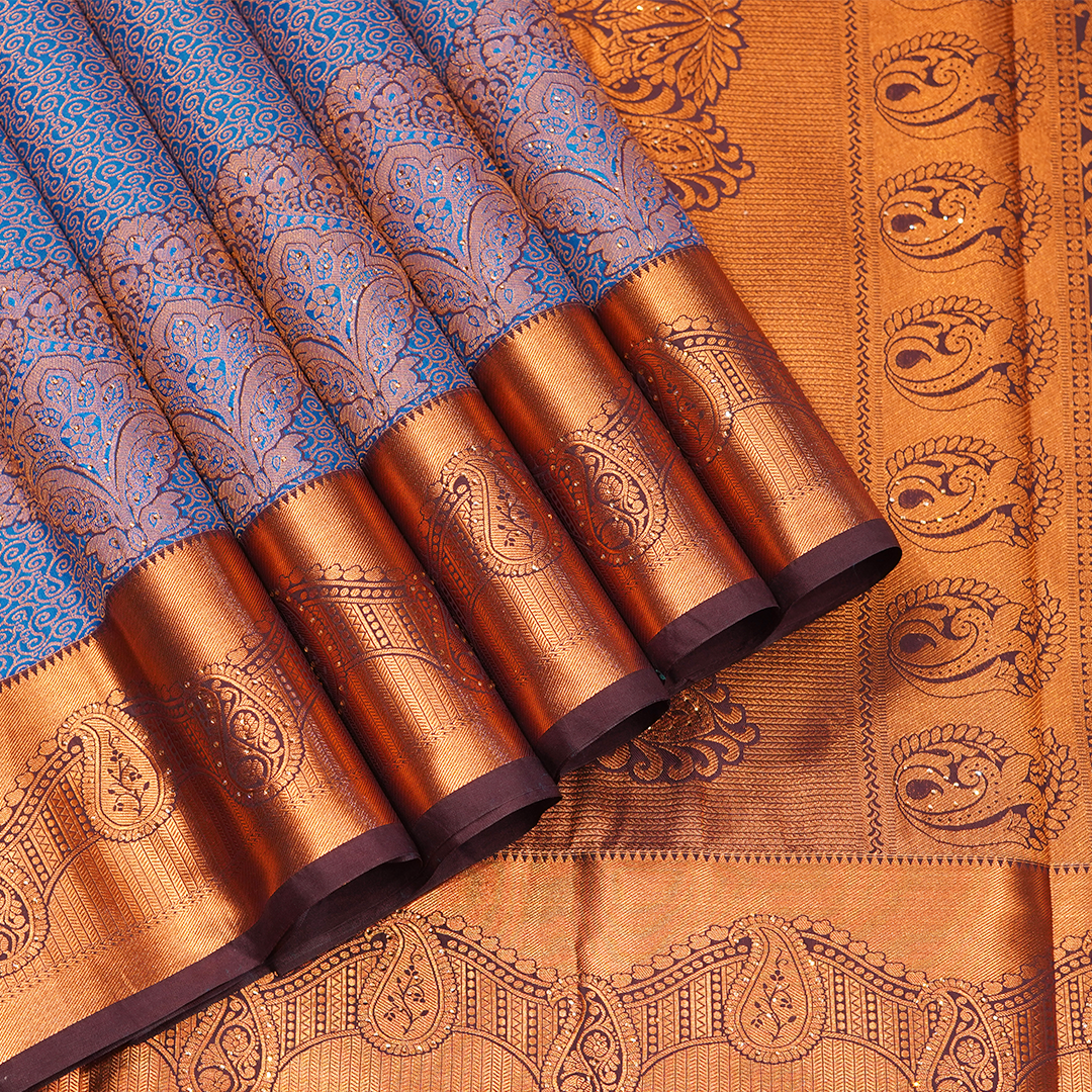 Yellow & Pink Art Silk Saree with Intricate Floral Jaal Body and Rich Zari Korvai Border