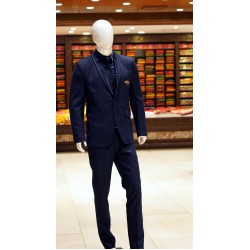 Navy blue colour wedding suits set
