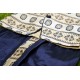 Red with navy blue color  boys panchakacham  set.