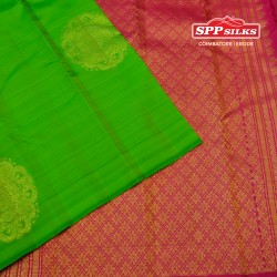 Green Kanchipuram silk saree