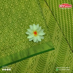 shamrock green saree