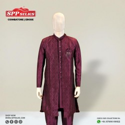 Maroon kurta pajama