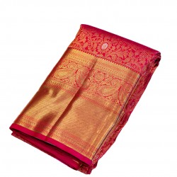 Red wedding saree