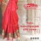 Green with Pink Pure Kanchipuram Silk Saree