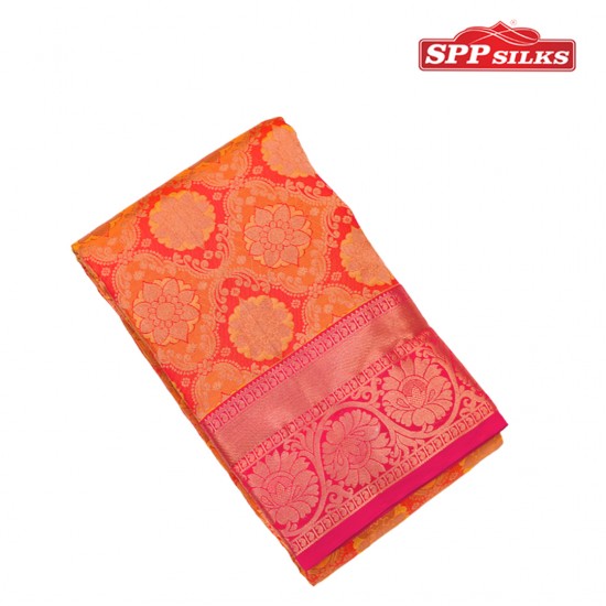 Silk saree( Orange)