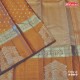 Tawny brown Silk saree