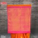 Orange with hot pink silk saree