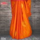 Orange with hot pink silk saree