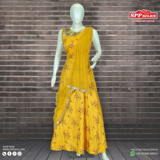 Honey yellow Salwar suit