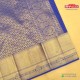 Shamrock green and azure blue art silk saree