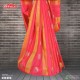 pink and orange saree