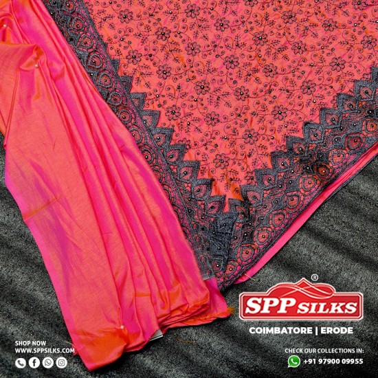 Candy Pink saree