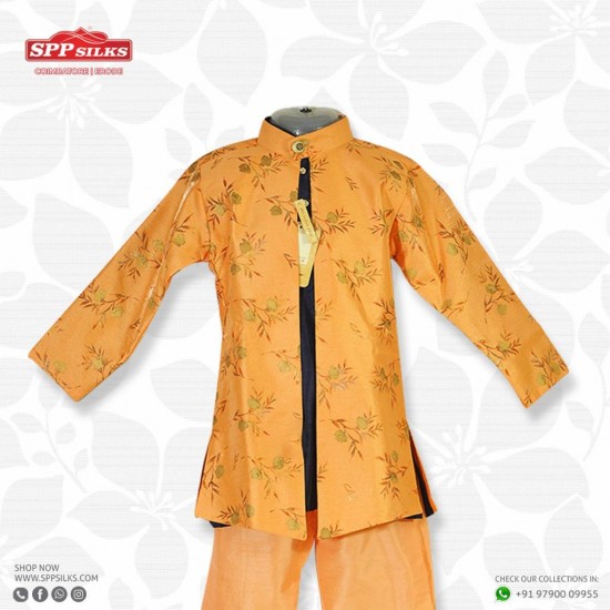 Golden yellow kurta