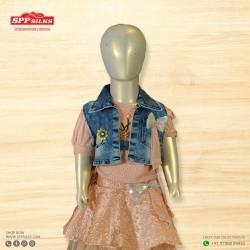 Denim jacket frock