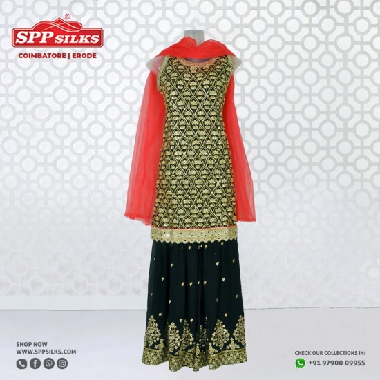 Royal green salwar