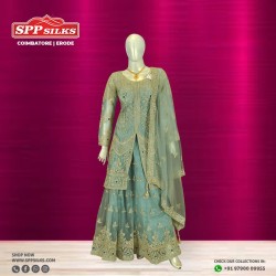 pastel blue salwar