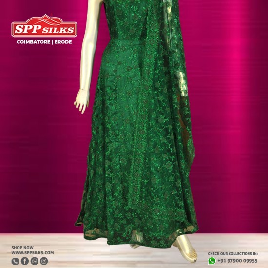 emerald green salwar