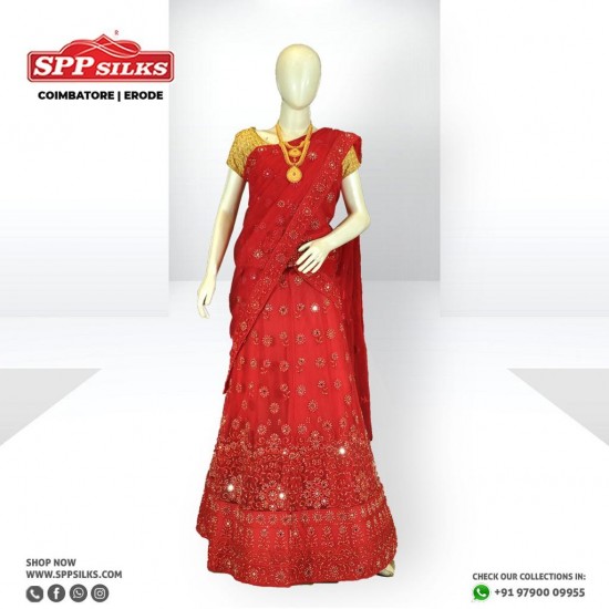  crimson red lehenga 