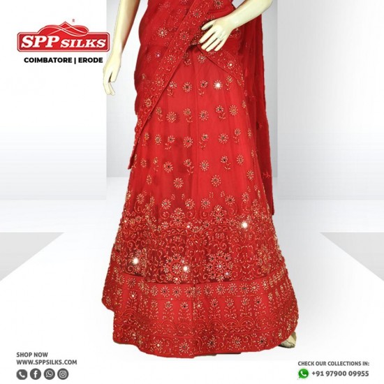  crimson red lehenga 