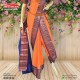  imperial orange   saree