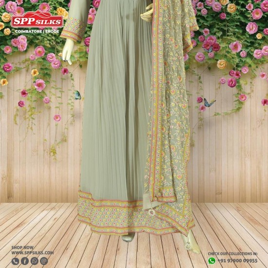 green salwar