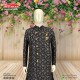 midnight blue floral kurta pajama