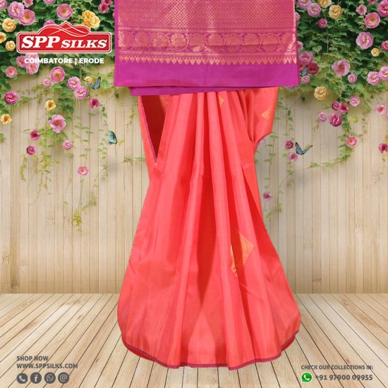 pink handwoven Kanchipuram silk sarees