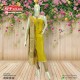  pear green  semi ready-made salwar set