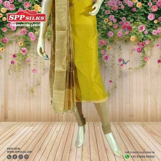  pear green  semi ready-made salwar set