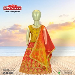 Mango yellow lehenga