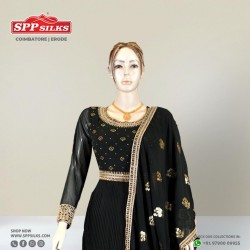  Black and gold Ethnic wear