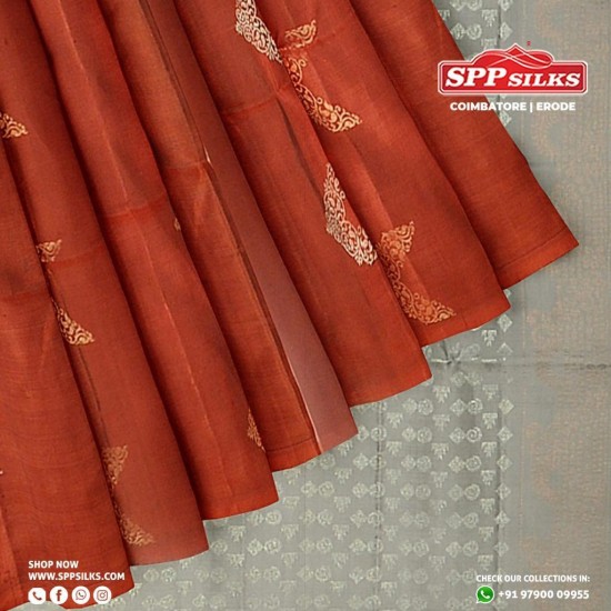 Red  handwoven Kanchipuram silk sarees