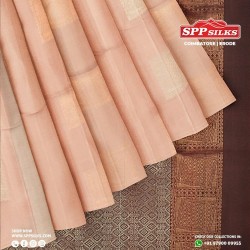  Pastel pink  handwoven Kanchipuram silk sarees