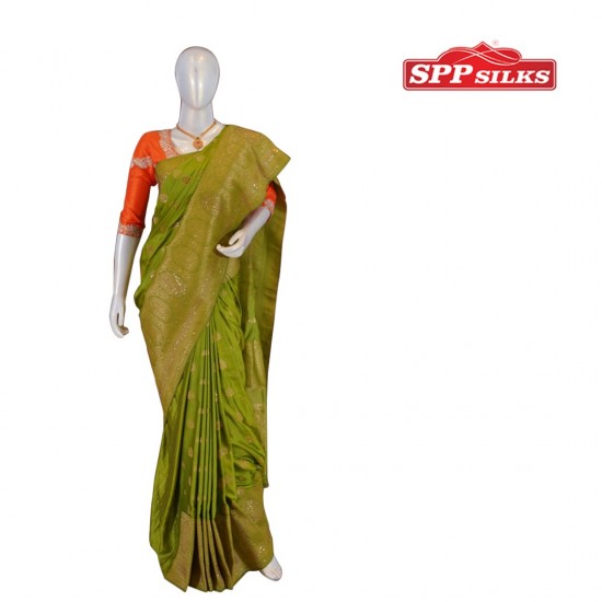 Green  Designer saree