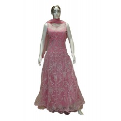 Pink Color anarkali