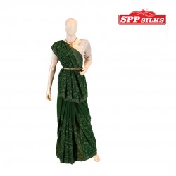 Green Fancy Saree