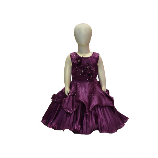 kids frock (purple color)