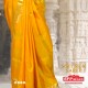 Mango yellow soft silk saree 