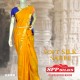 Mango yellow soft silk saree 