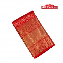 RED Muhurtham Saree