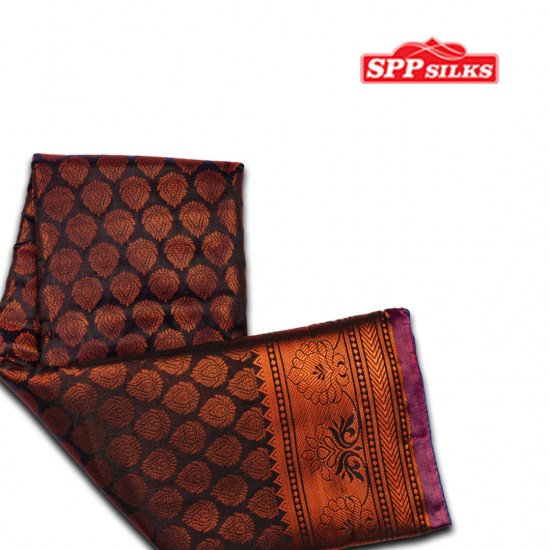 Fancy saree(Brown color)