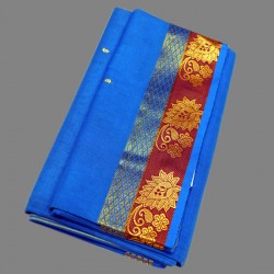 Royal Blue Color Chettinad Cotton Saree