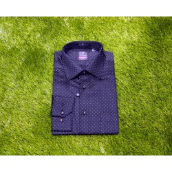 Navy blue color mens formal shirt 