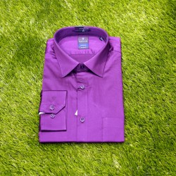 Dark violet color mens formal shirt .