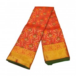 Fancy multicolor designer pure kanchipuram pattu saree
