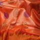 Orange Color Tussar Silk Saree 