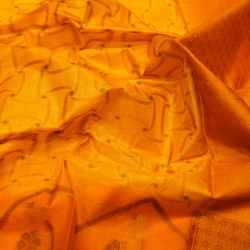Yellow Color Tussar Silk Saree