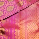 Pink With Red Color lakshanya pattu Saree